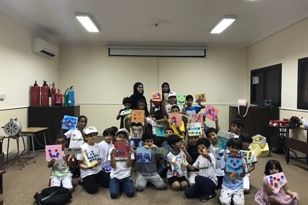 Recycling workshop at Dubai Scouts